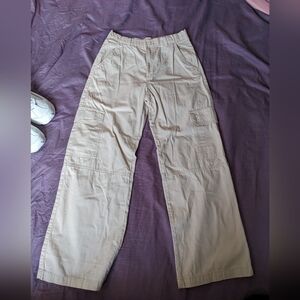 Kids Tan Cargo Pants